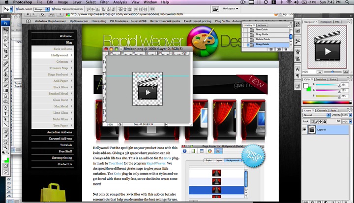 Quick tip on positioning icon dimensions for images that fit within our kwix styles